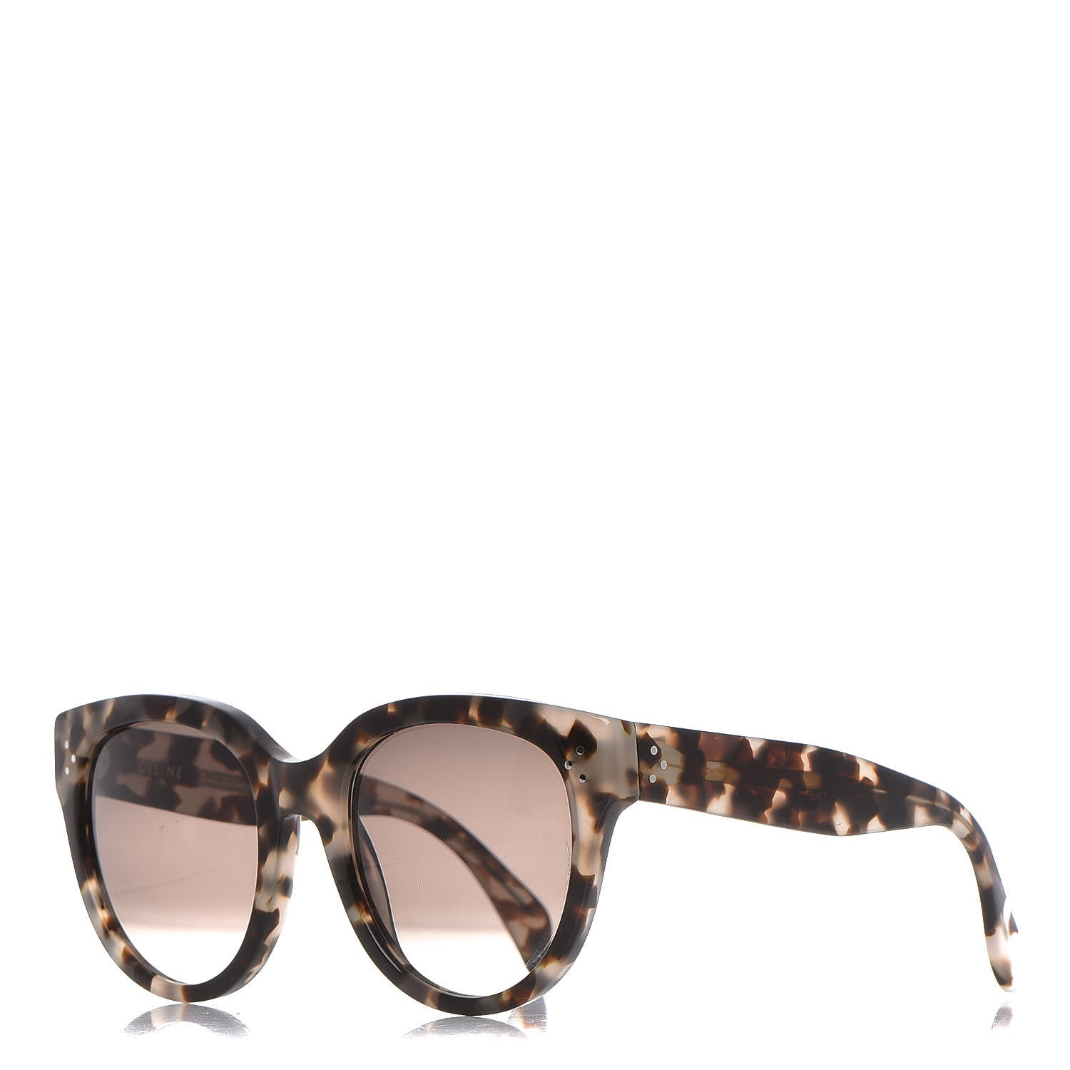 Celine Audrey Sunglasses CL 41755 Spotted Havana 1 of 7