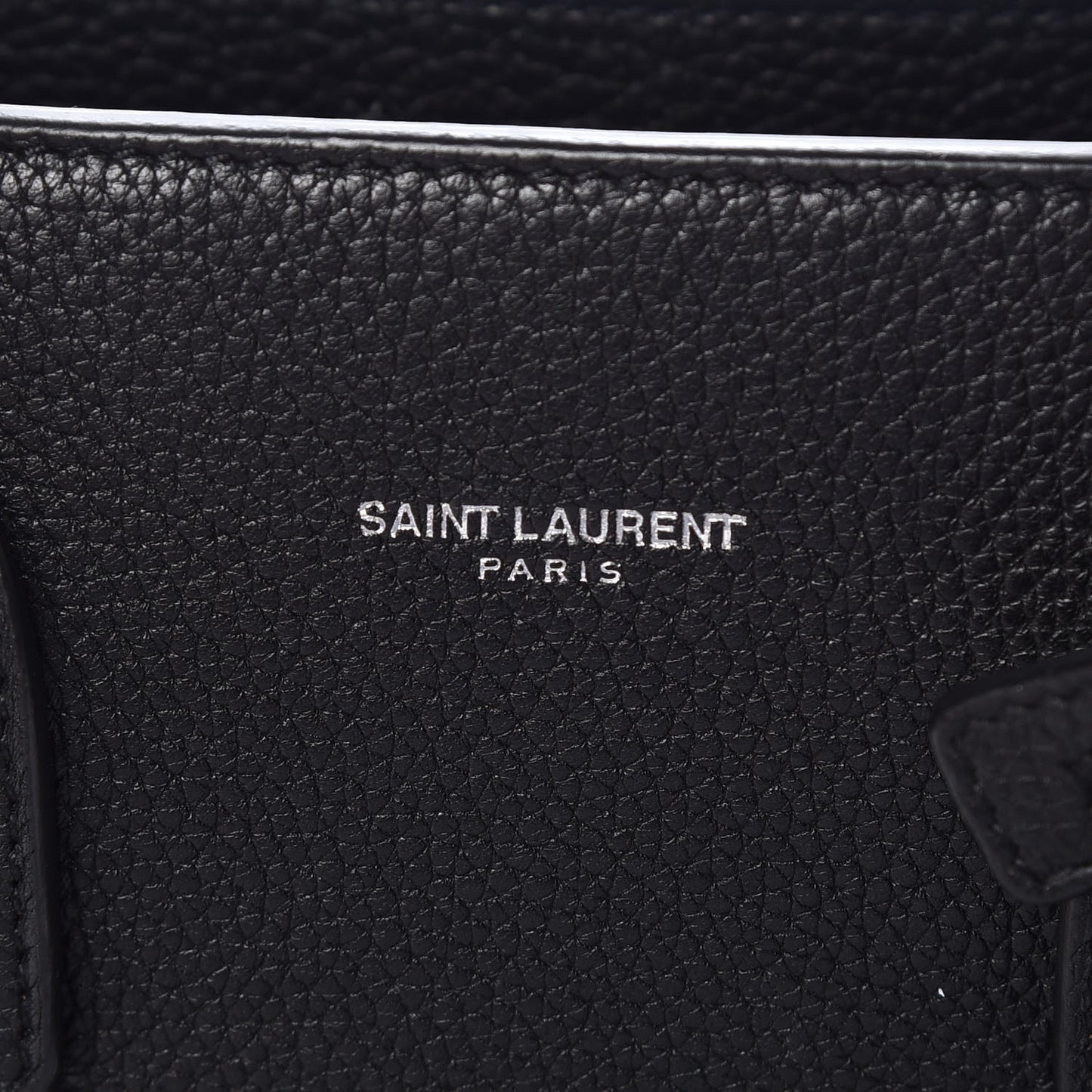 Grained Calfskin Baby Sac De Jour Souple Black