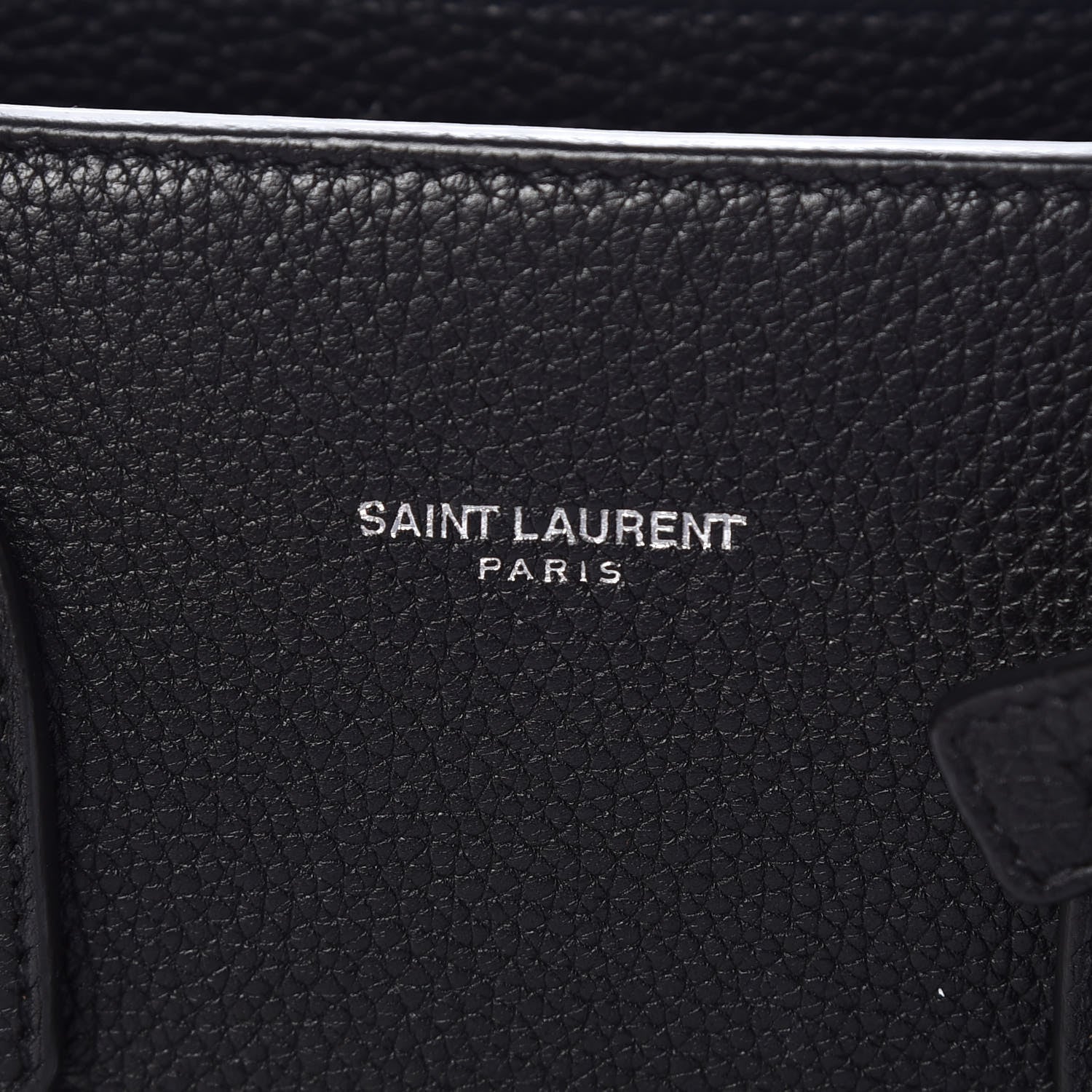Saint Laurent Grained Calfskin Baby Sac De Jour Souple Black 6 of 13