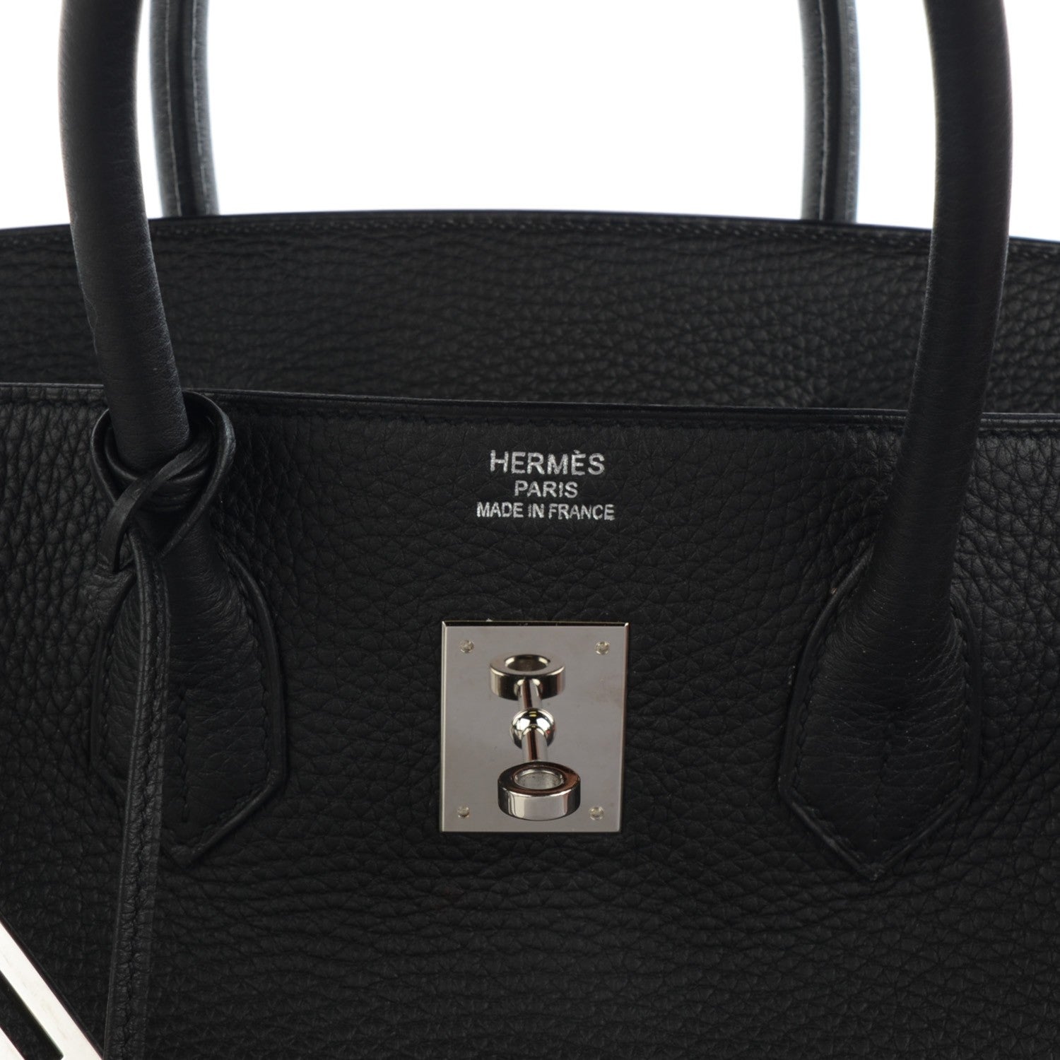 Hermes Taurillon Clemence Birkin 35 Black 10 of 16