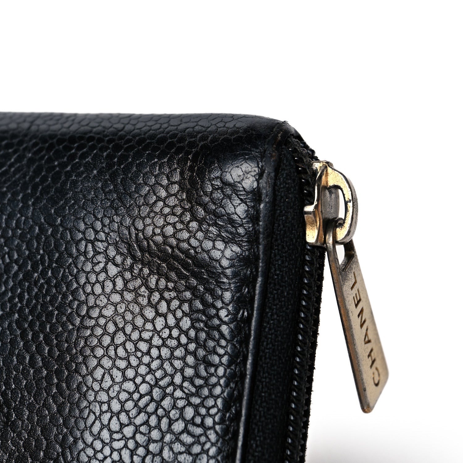Chanel Caviar Timeless CC Zip Around Organizer Wallet 12 of 12
