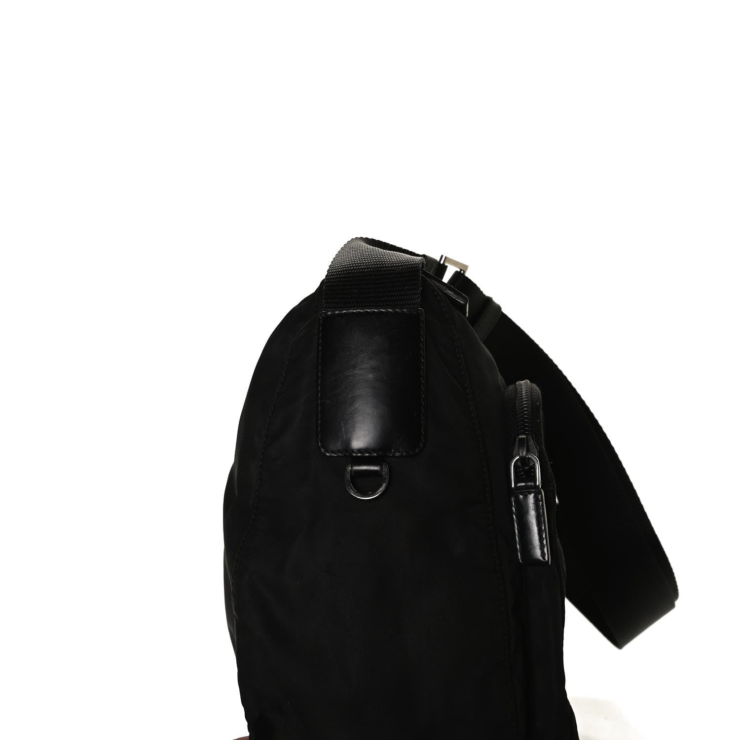 Prada Nylon Vela Messenger Bag Black 14 of 14