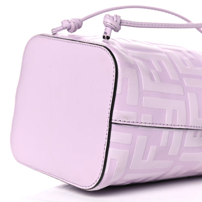 Fendi Vitello Termosport F is Fendi FF 1974 Embossed Mini Mon Tresor Bucket Bag Anemone 10 of 13