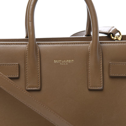 Saint Laurent Calfskin Nano Sac De Jour Dark Beige 10 of 11