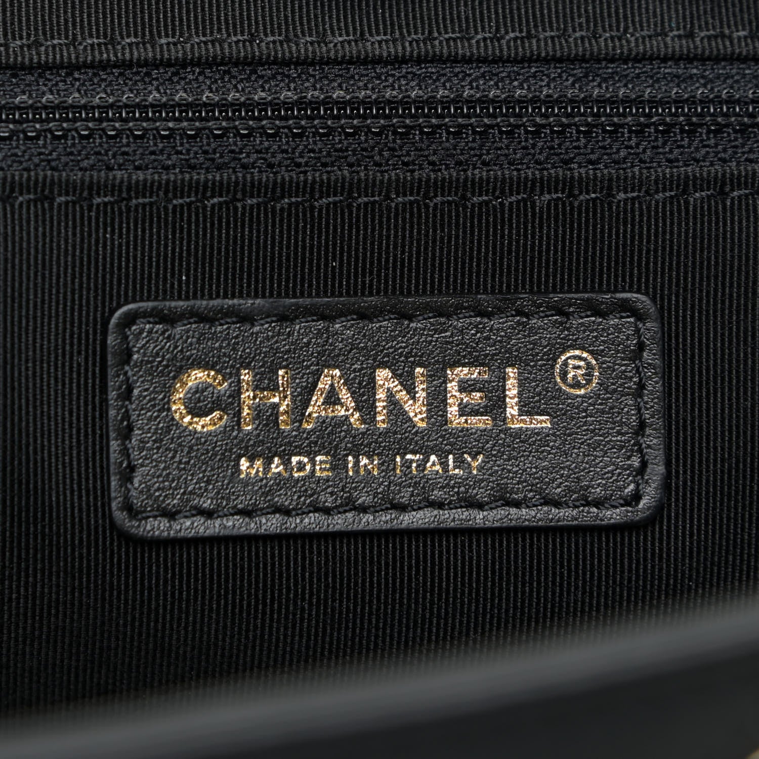 Chanel Calfskin Stitched Medium Shopping Tote Black 7 of 16