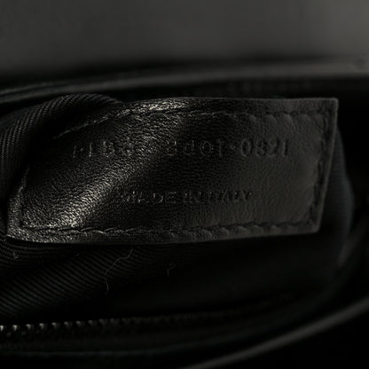Saint Laurent Calfskin Y Quilted Monogram Monochrome Toy Loulou Crossbody Bag Black 8 of 11