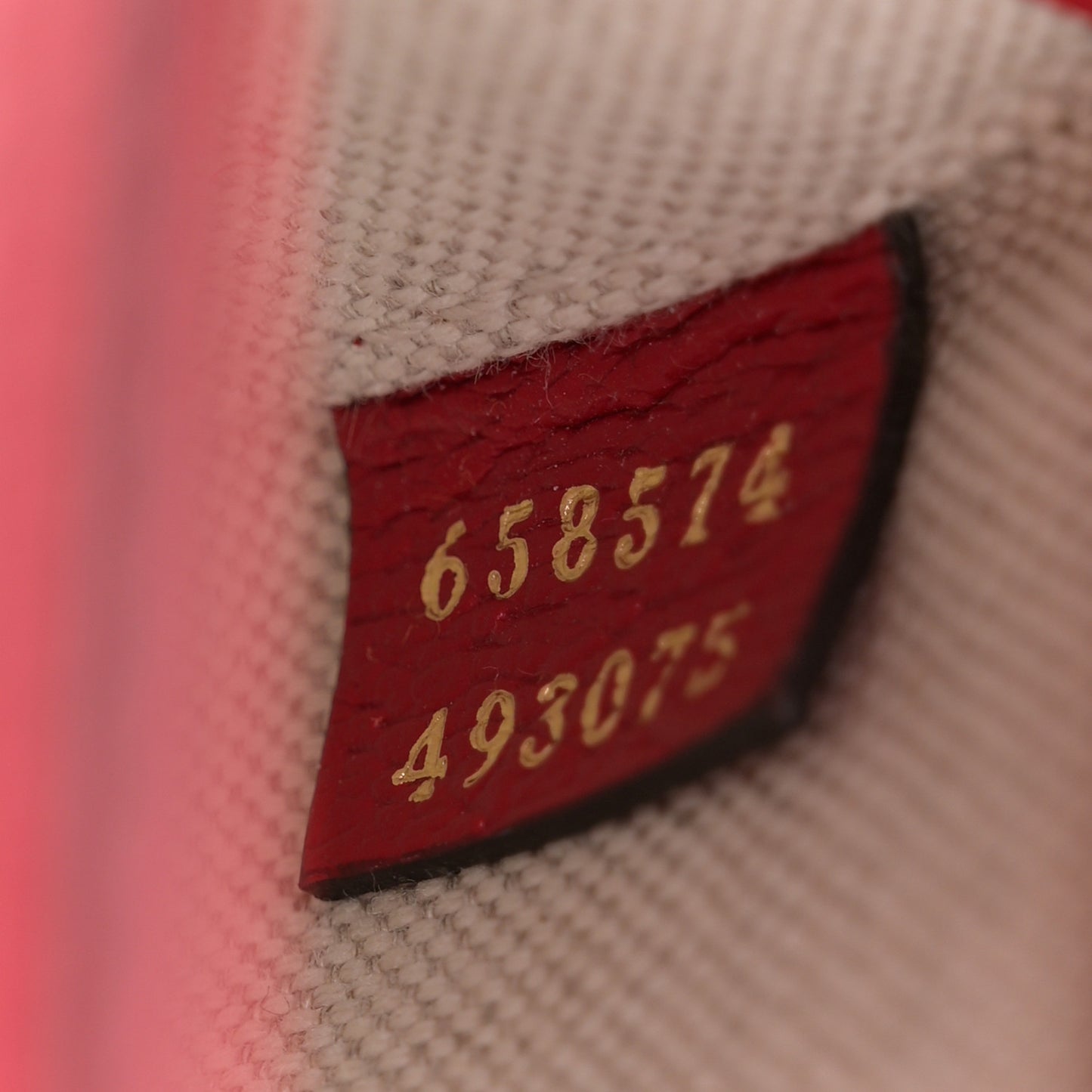 X ADIDAS Textured Dollar Calfskin Web Trefoil Mini Horsebit 1955 Shoulder Bag Hibiscus Red Off White