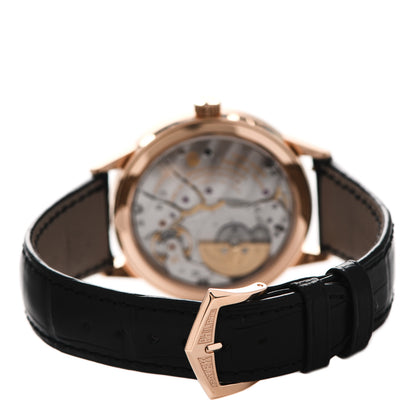 Patek Philippe 18K Rose Gold Alligator 40.5mm Annual Calendar Regulator Display Automatic Watch Graphite 5235/50R 3 of 5