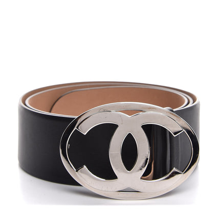 Chanel Calfskin CC Belt 90 36 Black 1 of 8