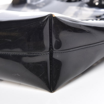 Chanel Vinyl Coco Window Tote Black 12 of 18