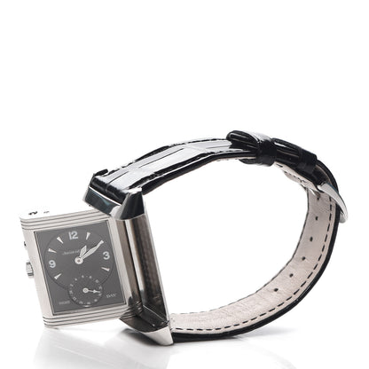 Jaeger-LeCoultre Stainless Steel Alligator 27mm Reverso Manual Winding Watch Q385820 6 of 6