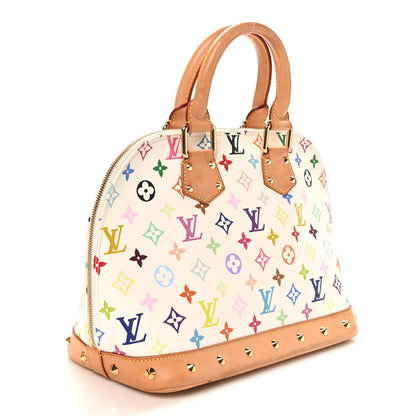 Louis Vuitton Monogram Multicolor Alma White 2 of 10