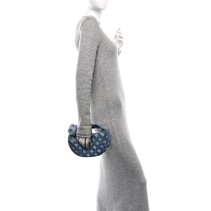 Bottega Veneta Nappa Denim Effect Intrecciato Mini Jodie Denim 2 of 10