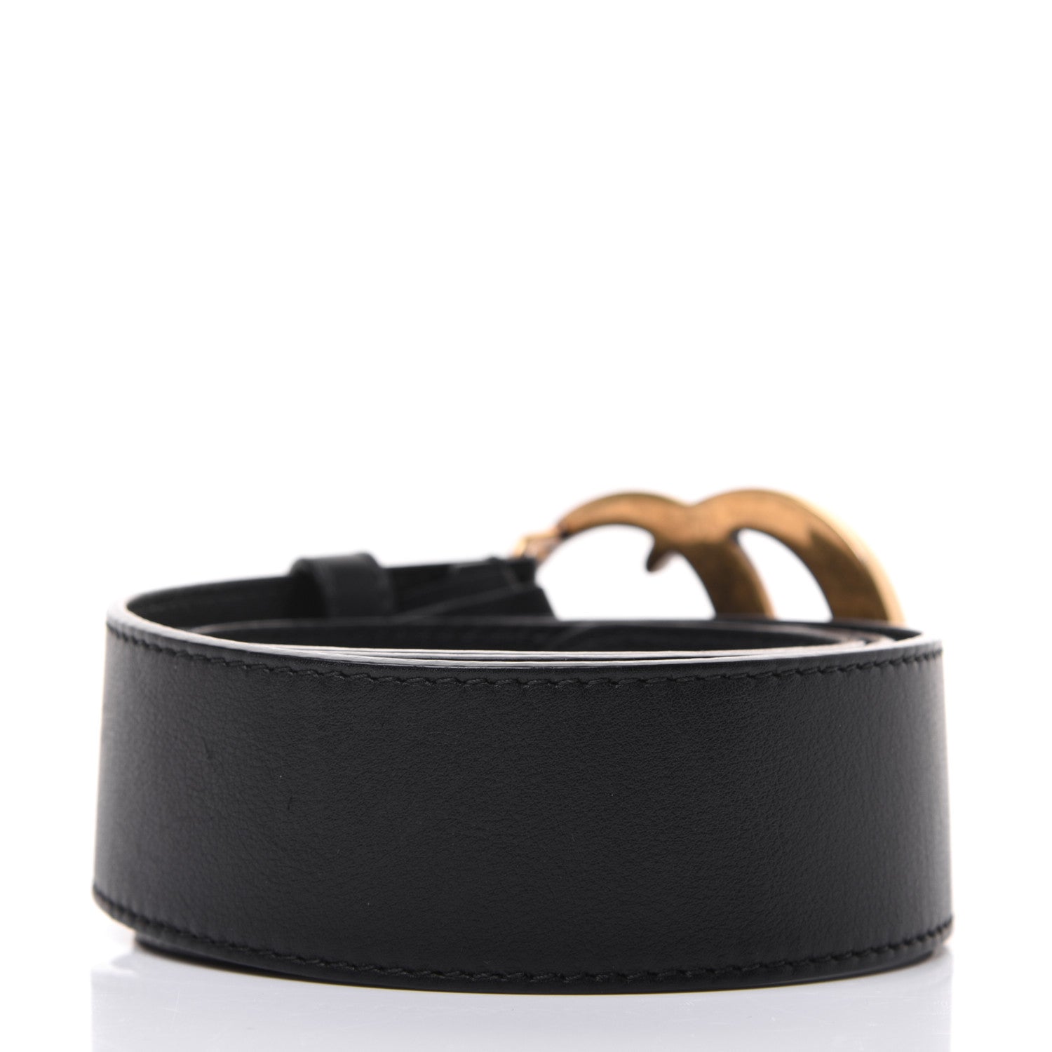 Gucci Calfskin Double G 40mm Belt 80 32 Black 2 of 7