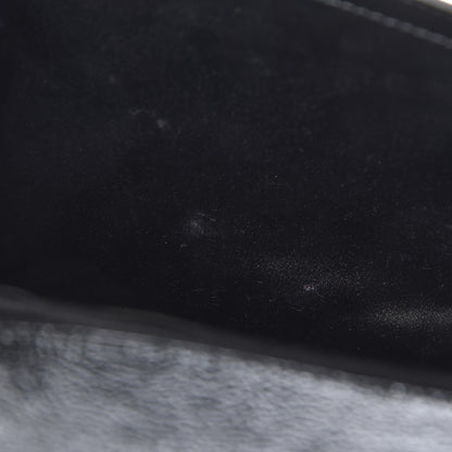 Saint Laurent Textured Patent Monogram Large Belle De Jour Clutch Black 10 of 12