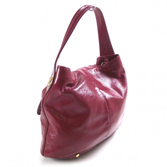 Patent Capri Flap Pink