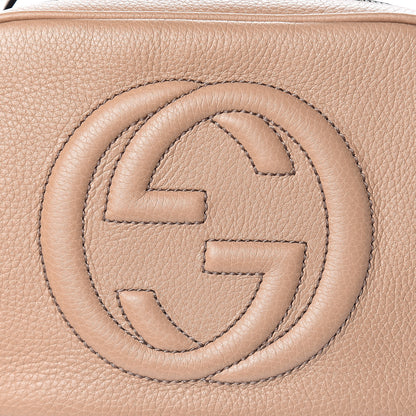 Gucci Pebbled Calfskin Small Soho Disco Bag Camelia 6 of 8