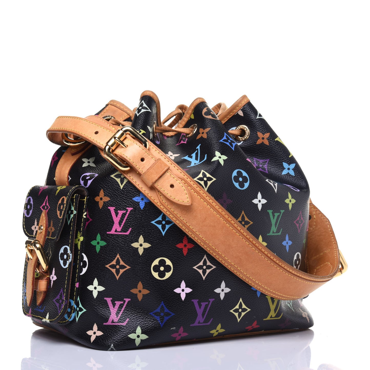 Monogram Multicolor Petit Noe Black