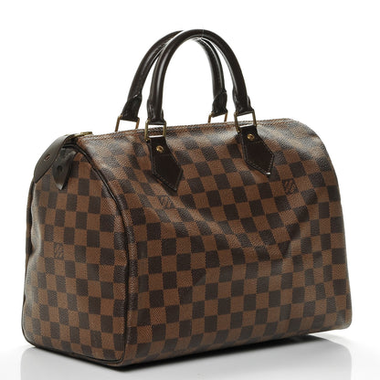 Louis Vuitton Damier Ebene Speedy 30 3 of 7