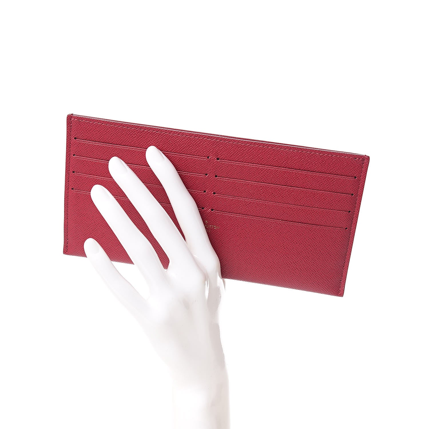 Louis Vuitton Calfskin Felicie Card Holder Insert Fuchsia 2 of 6