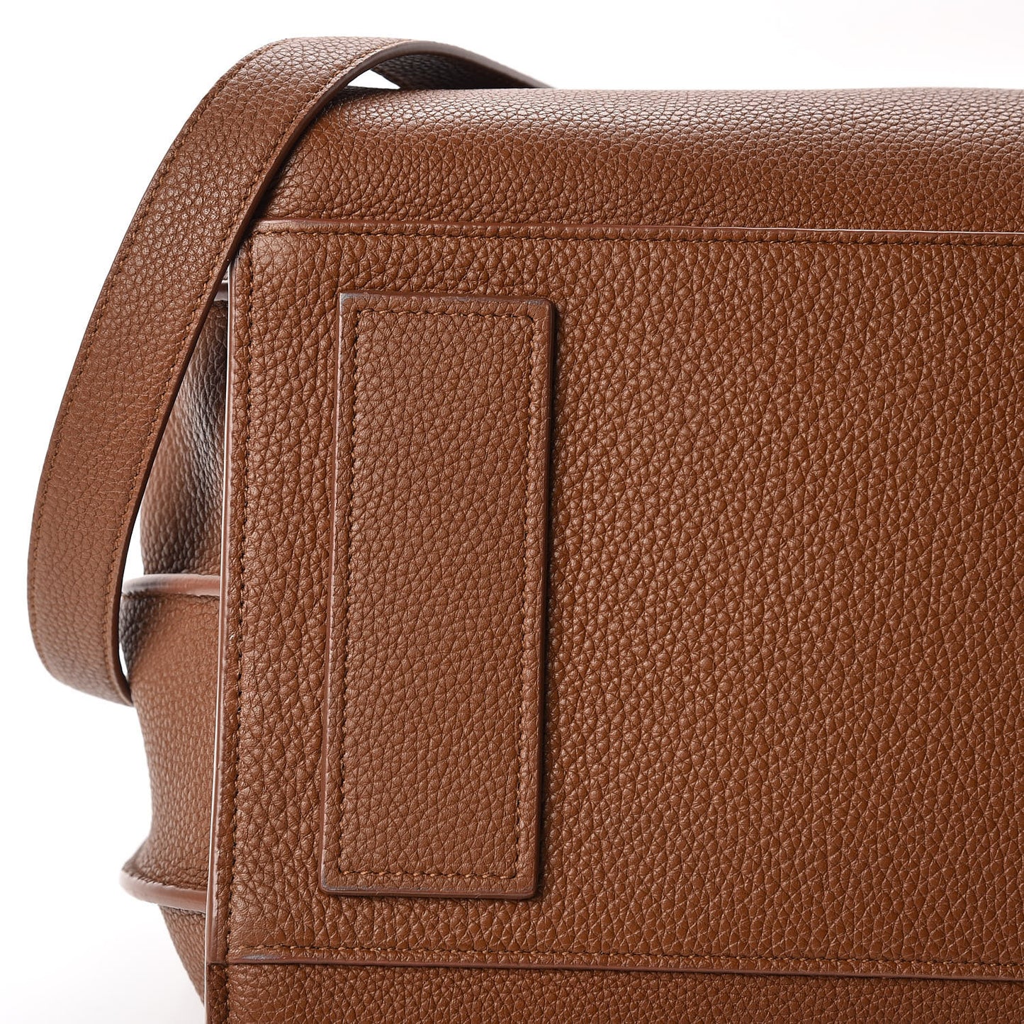 Grained Calfskin Medium Souple Sac De Jour Camel Brilliant