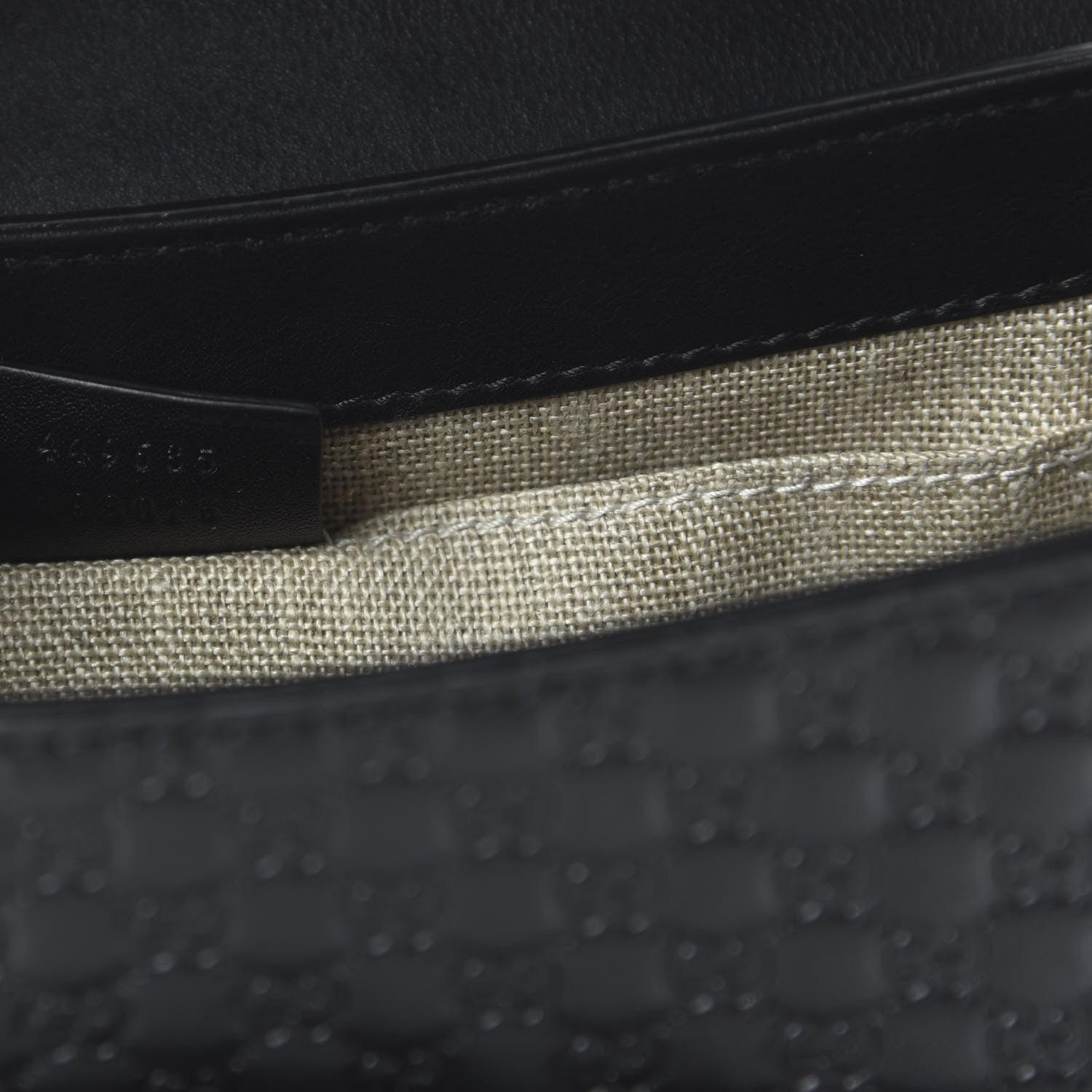 Gucci Microguccissima Medium Emily Chain Shoulder Bag Black 9 of 10