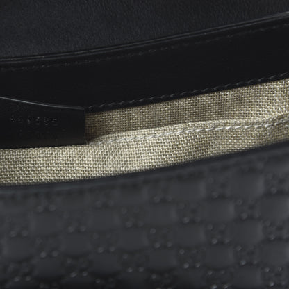 Gucci Microguccissima Medium Emily Chain Shoulder Bag Black 9 of 10