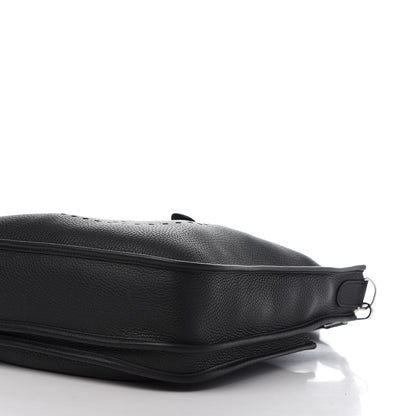 Hermes Taurillon Clemence Evelyne III PM Black 9 of 10
