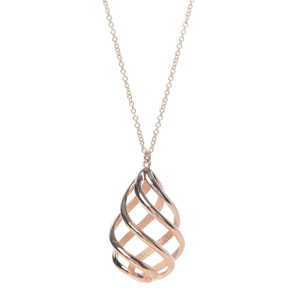 Tiffany 18K Rose Gold Paloma Picasso Venezia Luce Pendant Necklace 4 of 6