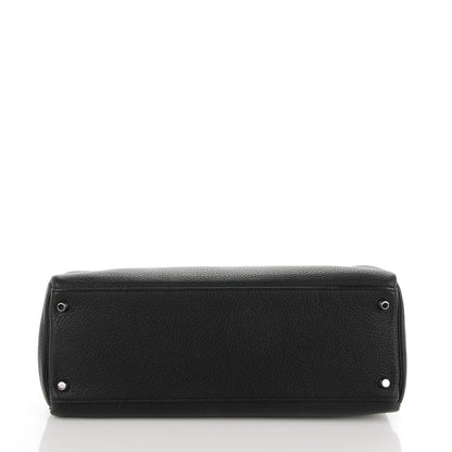 Hermes Taurillon Clemence Kelly Retourne 35 Black 6 of 23