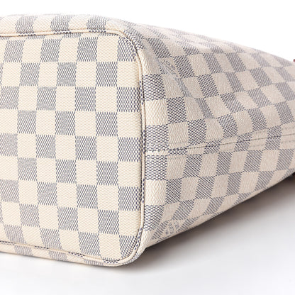 Louis Vuitton Damier Azur Neo Neverfull MM Rose Ballerine 12 of 14