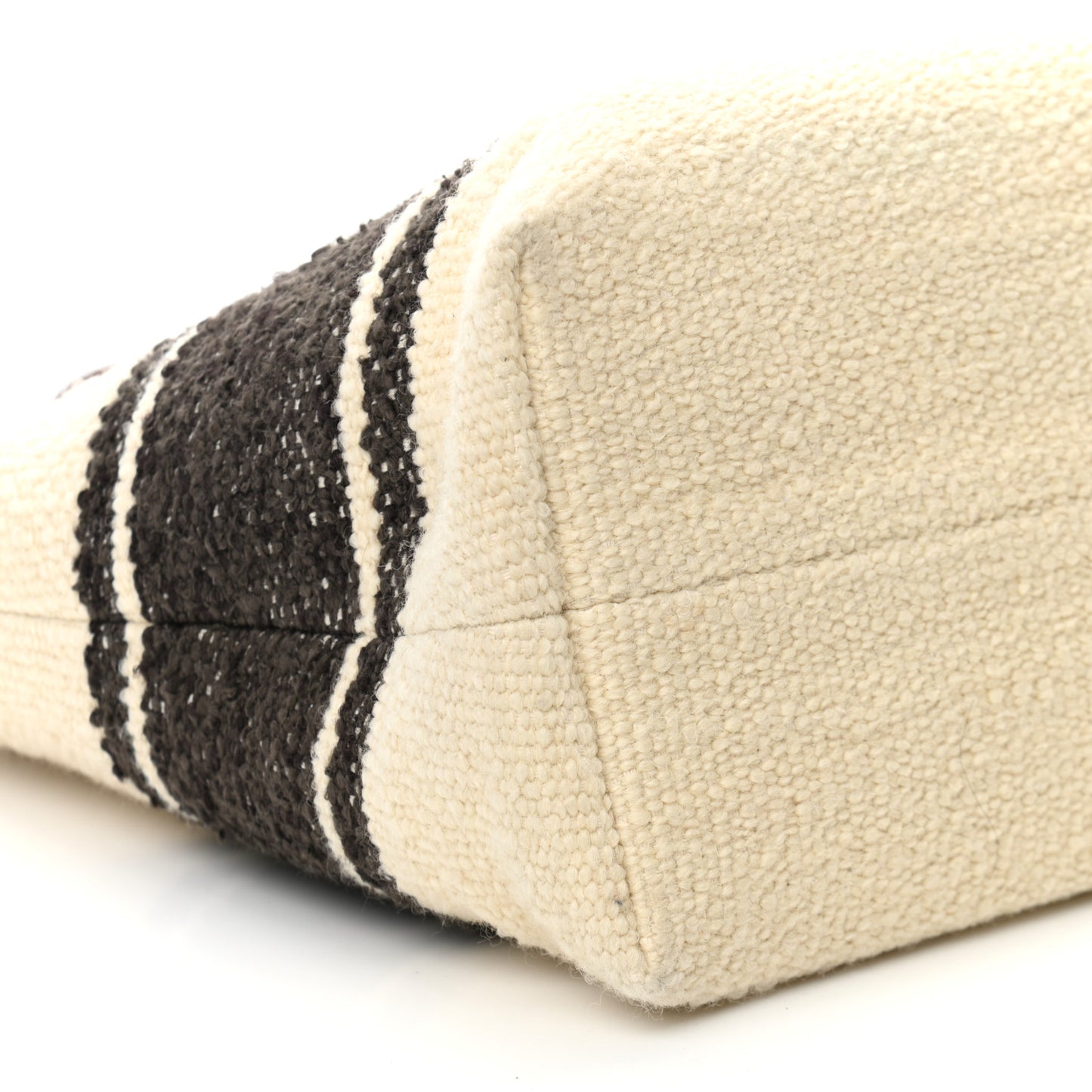 Plein Soleil Horizontal Cabas Natural Tan Black