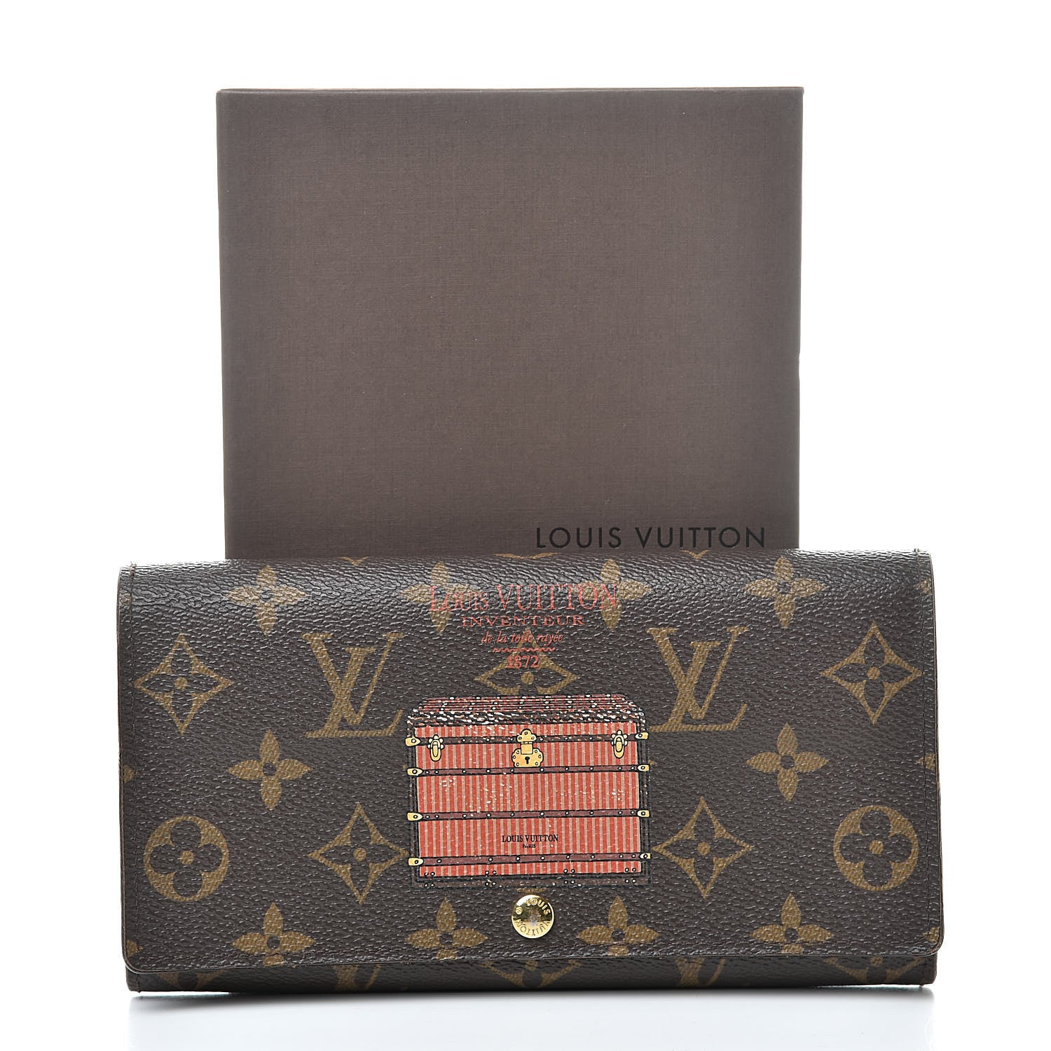 Louis Vuitton Monogram Trunks and Locks Sarah Wallet 17 of 17