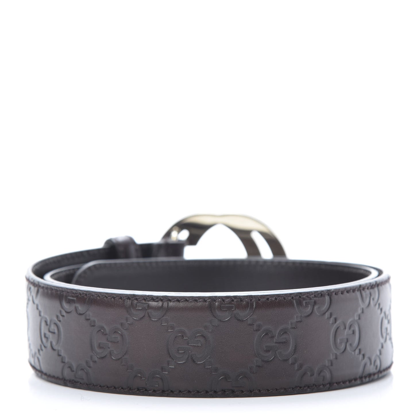 Guccissima Interlocking G 40mm Belt 85 34 Brown