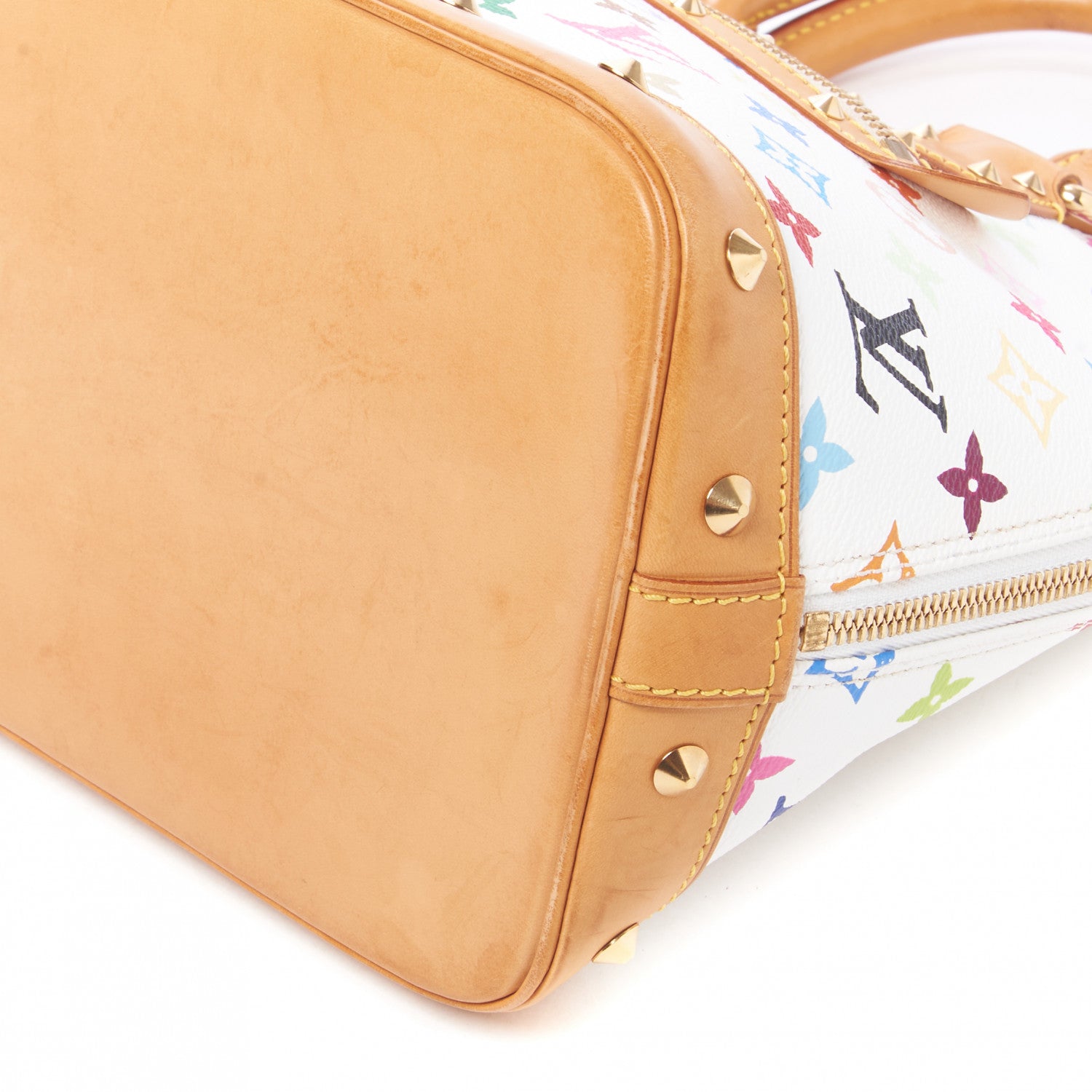 Louis Vuitton Monogram Multicolor Alma White 5 of 9
