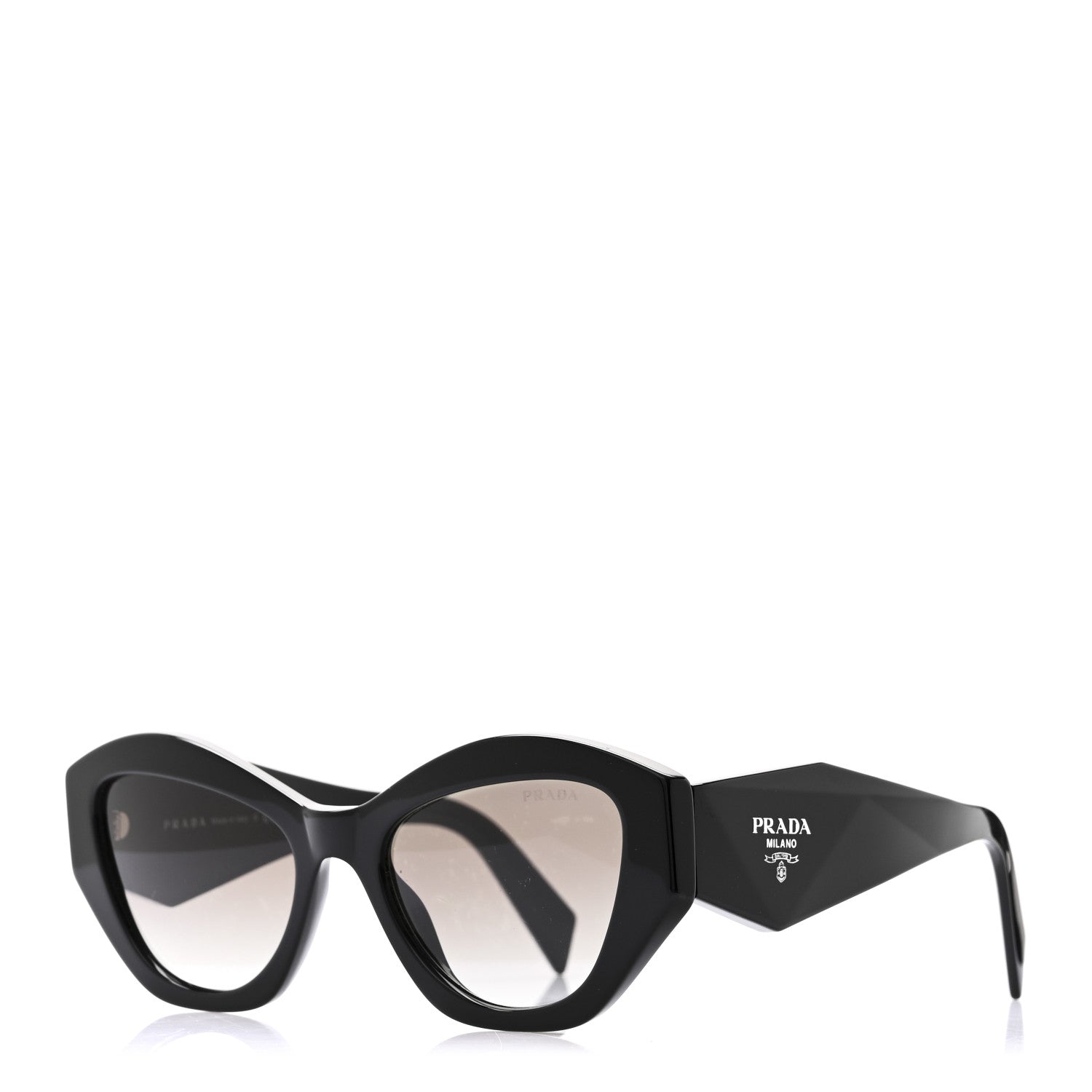 Prada Acetate Symbole Sunglasses SPR 07Y Black 1 of 6