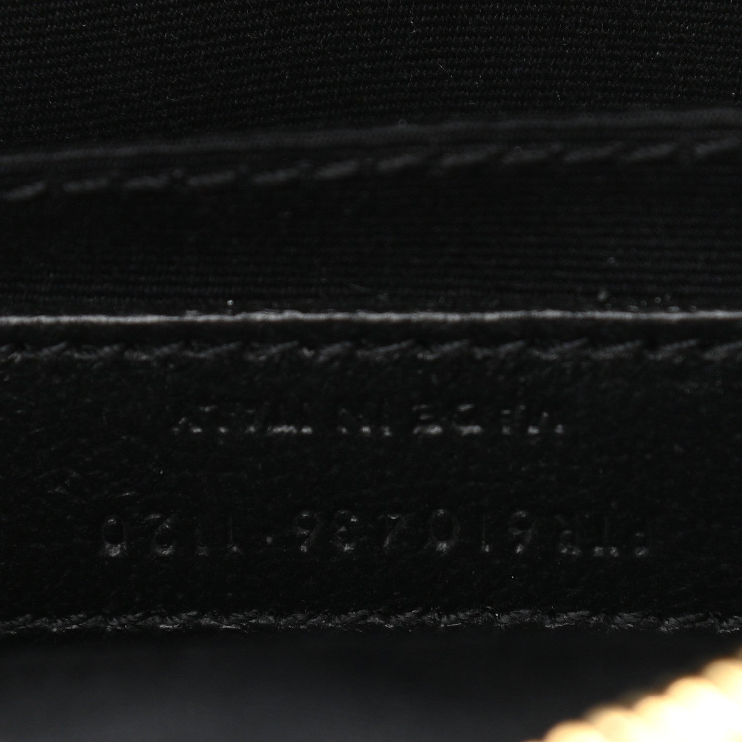 Saint Laurent Denim Quilted Monogram Round Crossbody Bag Rodeo Blue 7 of 11