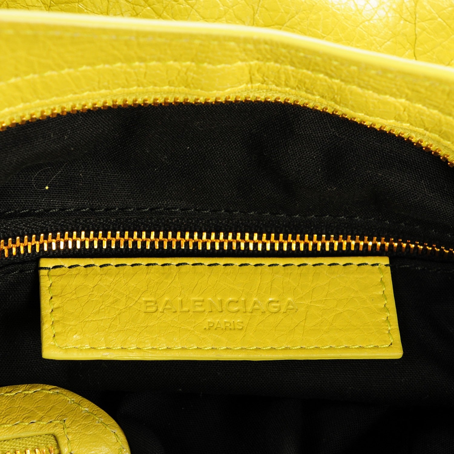 Balenciaga Agneau Giant 12 Gold Hardware Town Jaune Poussin 6 of 8