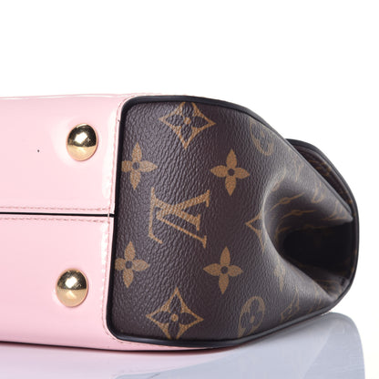 Louis Vuitton Patent Calfskin Monogram Cherrywood PM Rose Ballerine 8 of 8