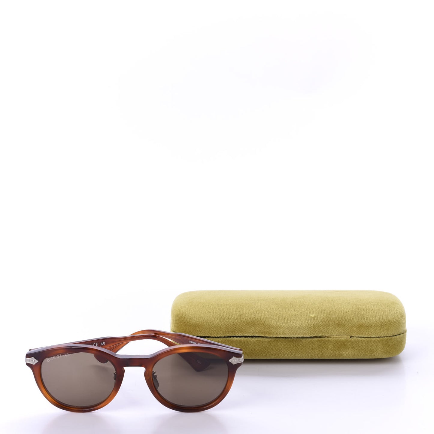 Acetate Round Metal Sunglasses GG0071S Havana