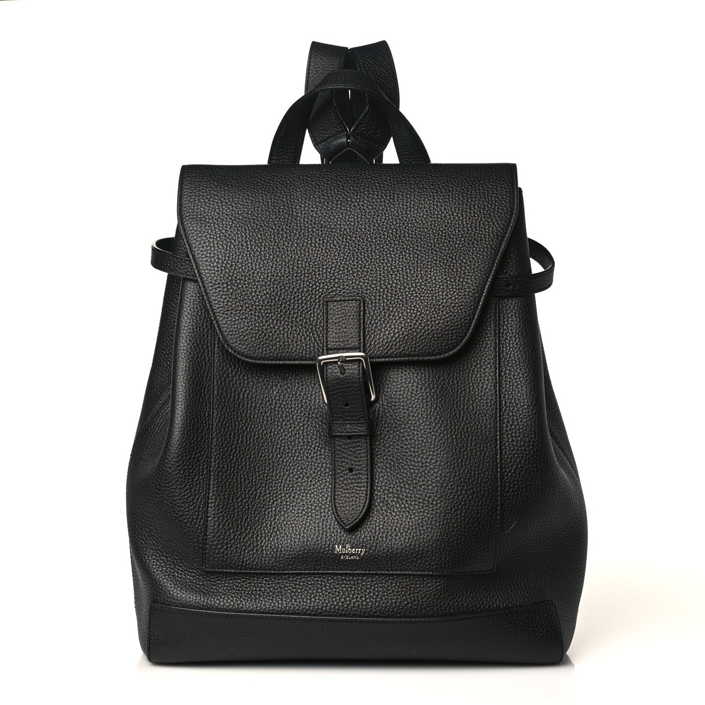 Classic Grain Calfskin Chiltern Backpack Black