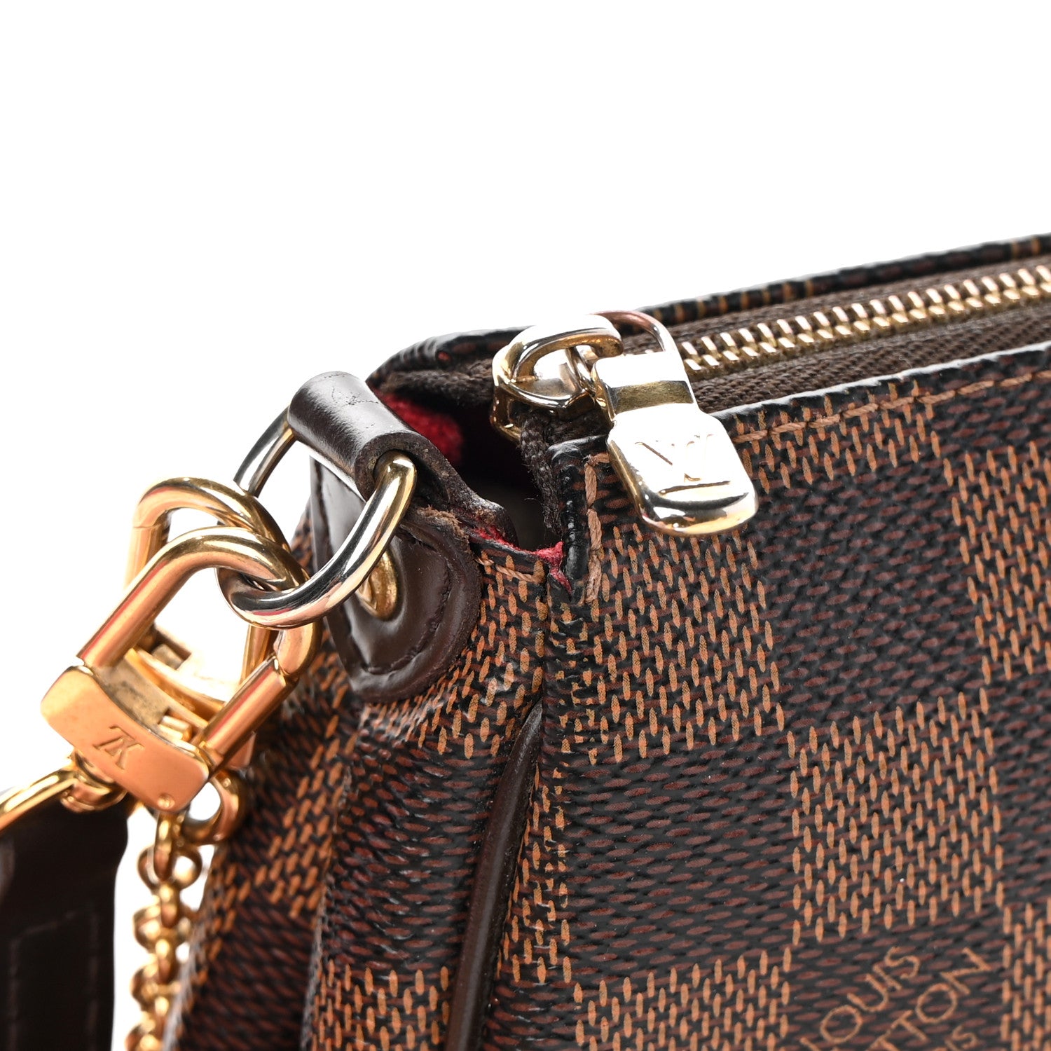 Louis Vuitton Damier Ebene Eva Clutch 11 of 12