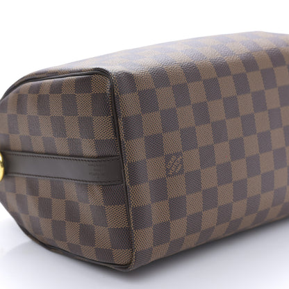 Louis Vuitton Damier Ebene Braided Speedy Bandouliere 25 Pink 7 of 8