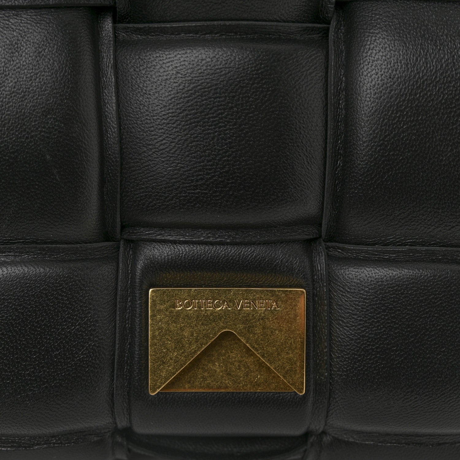 Bottega Veneta Lambskin Maxi Intreccio Padded Chain Cassette Crossbody Bag Black 12 of 12