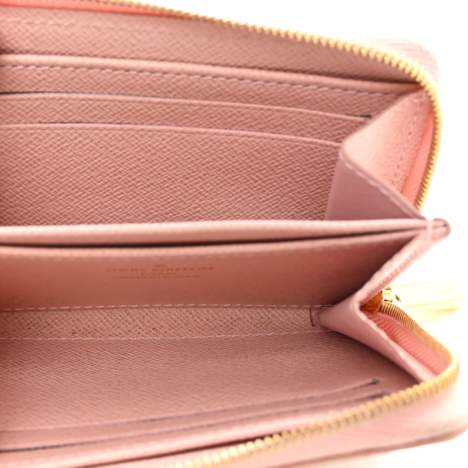 Louis Vuitton Damier Azur Zippy Coin Purse Rose Ballerine 5 of 7
