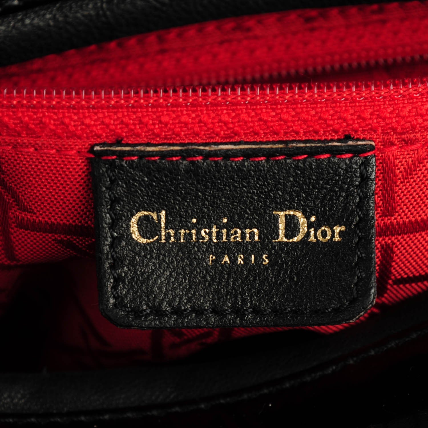 Christian Dior Patent Cannage Large Lady Dior Black 6 of 7