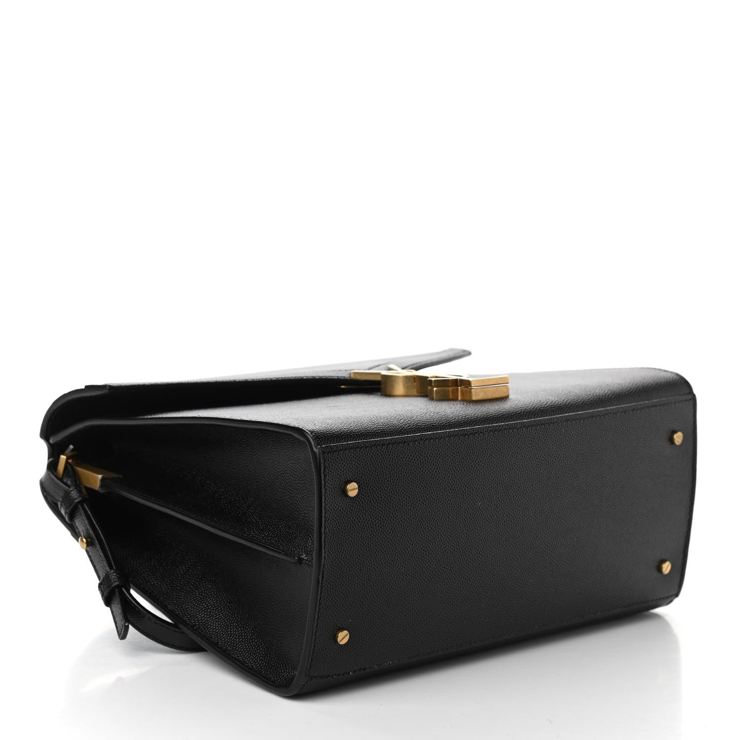 Grain de Poudre Medium Classic Monogram Cassandra Top Handle Black