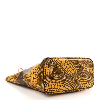 Louis Vuitton Monogram Kusama Waves Neverfull MM Yellow 4 of 11