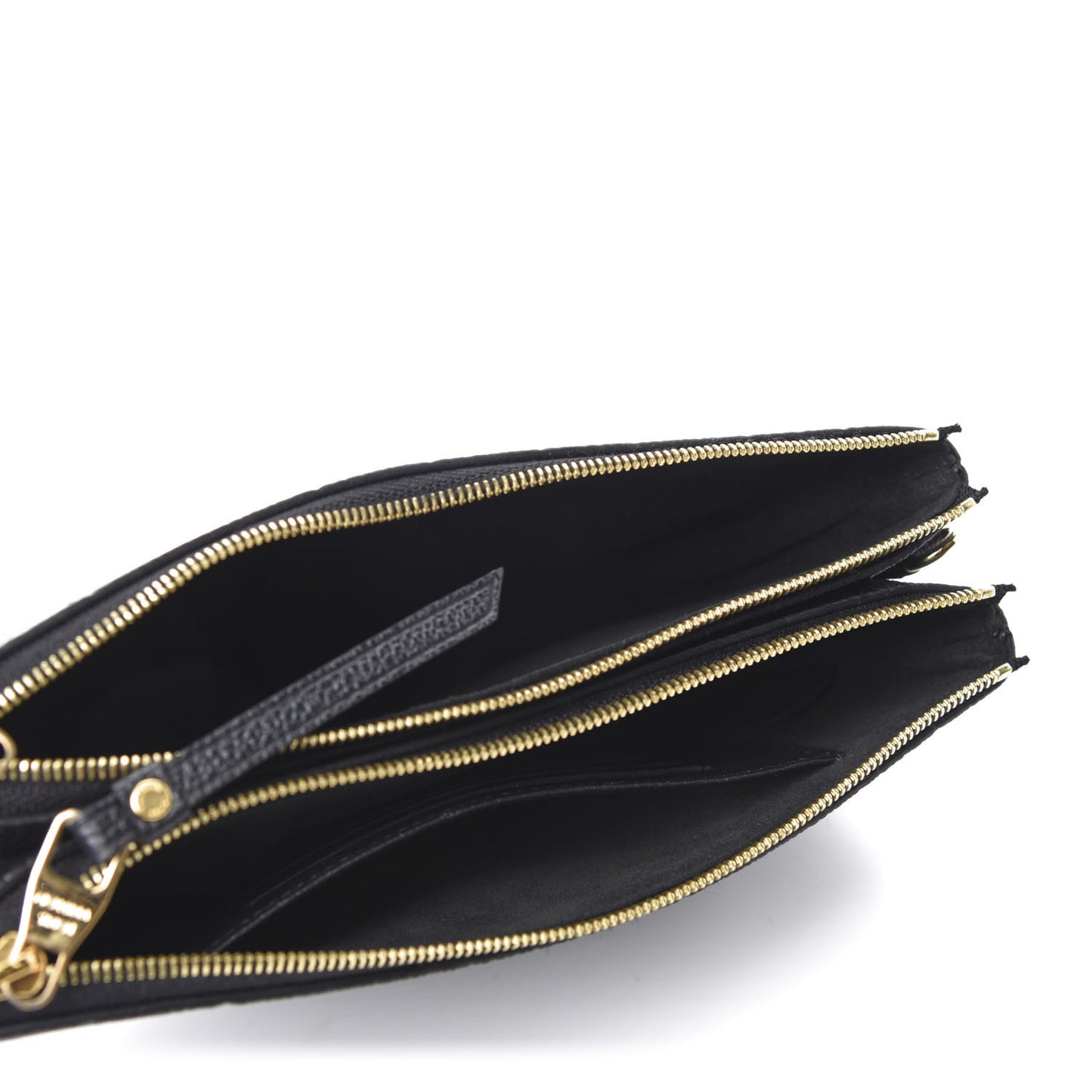 Empreinte Double Zip Pochette Black