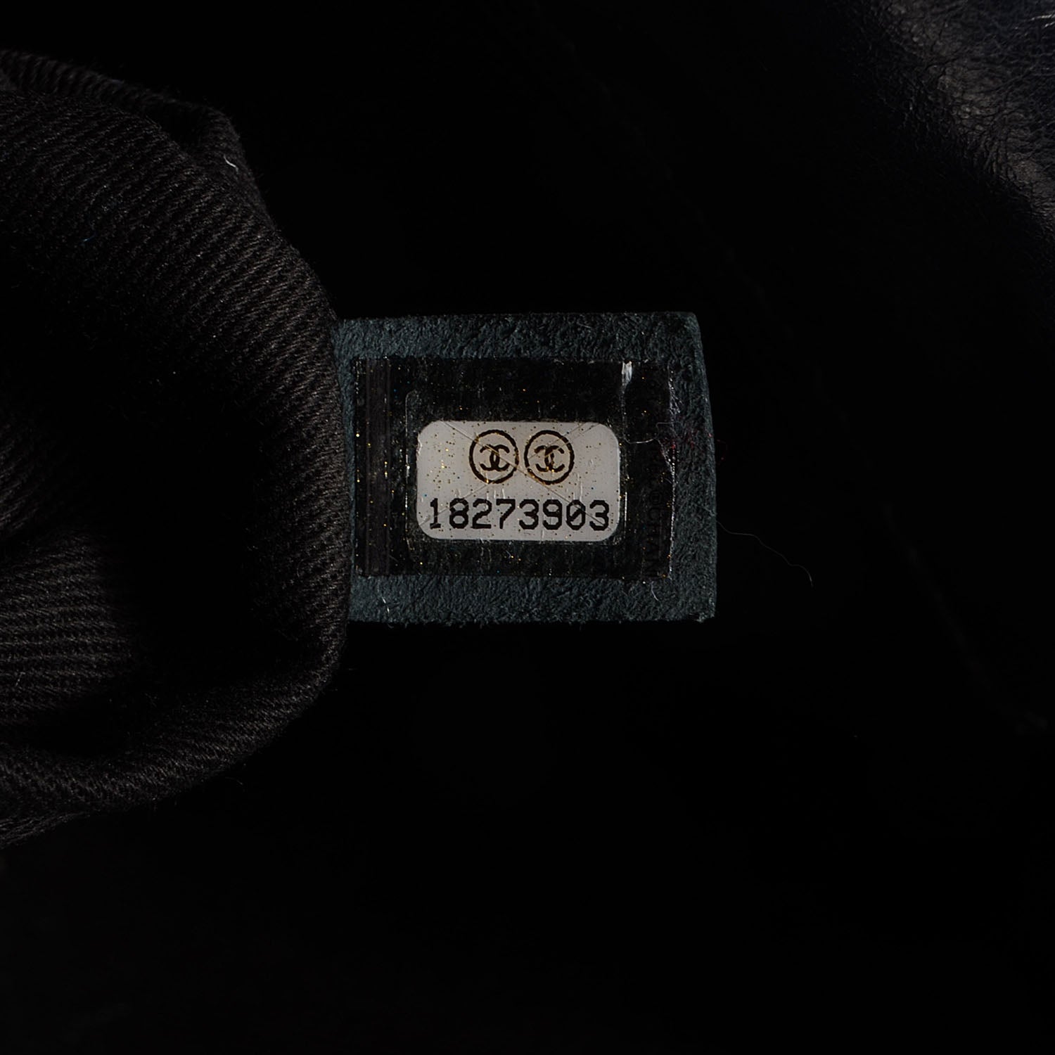 Chanel Aged Crumpled Calfskin Vintage Small Flap Black 8 of 9
